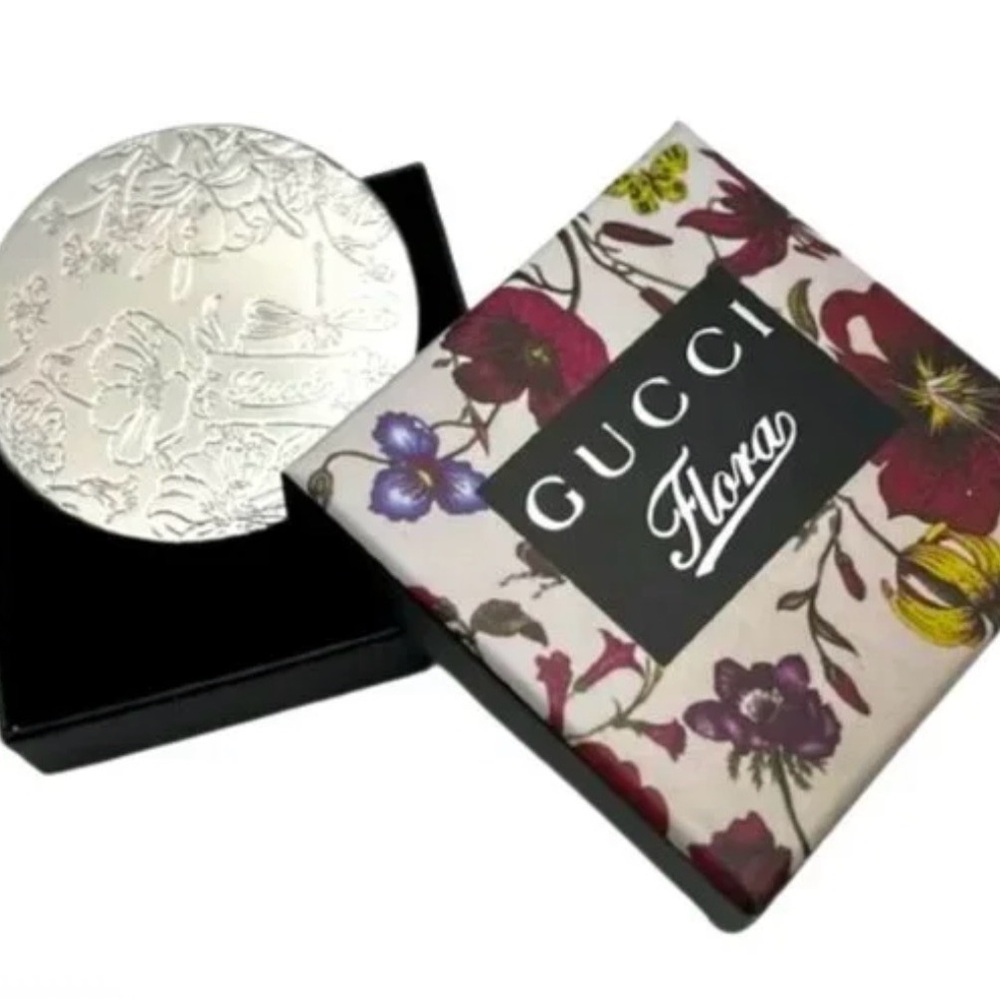 Gucci Flora Floral Printed Box in Purple and Black